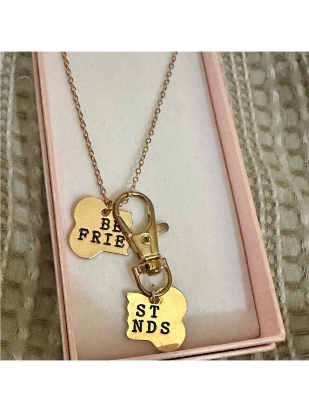 Gold Best Friends Necklace